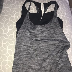lululemon tank top with sports bra